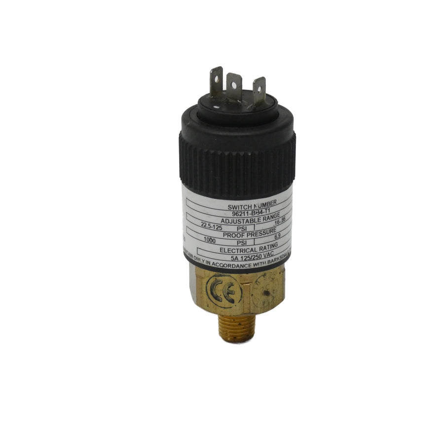 BARKSDALE 96211-BB4-T1 125/250VAC 5A 22.5-125PSI NSNP