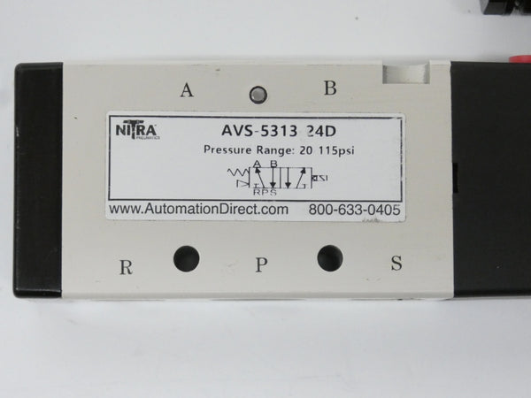 AUTOMATION DIRECT AVS-5313-24D 21.6-26.4V 20-115PSI NSNP