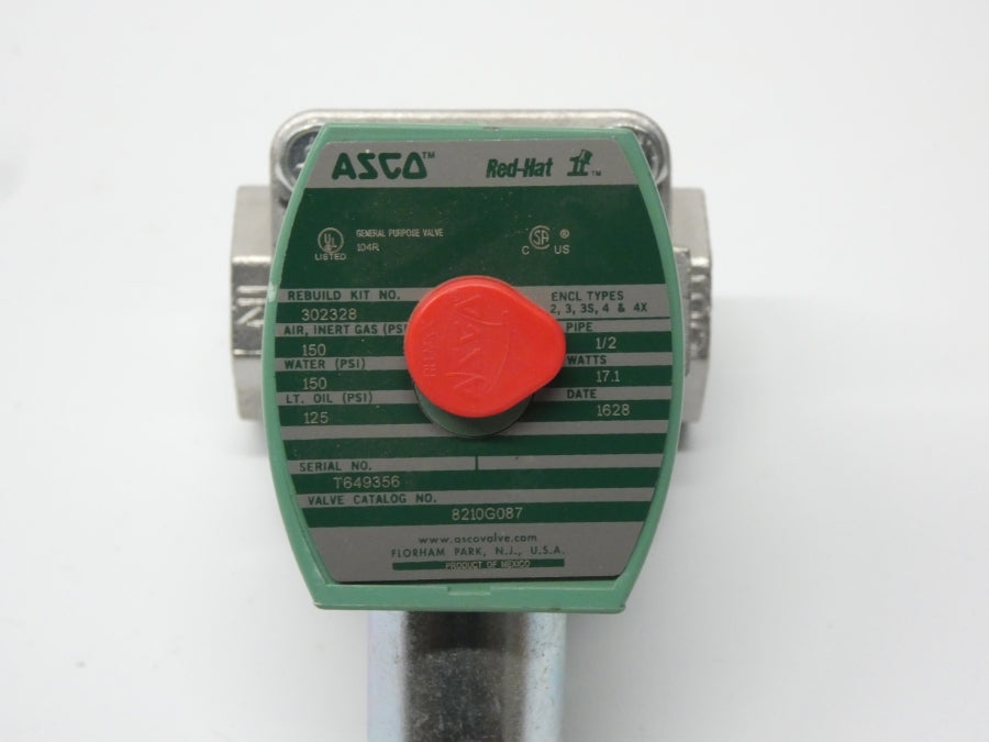 ASCO 8210G087 238610-132-D 110/120V 150PSI 1/2" NSNP