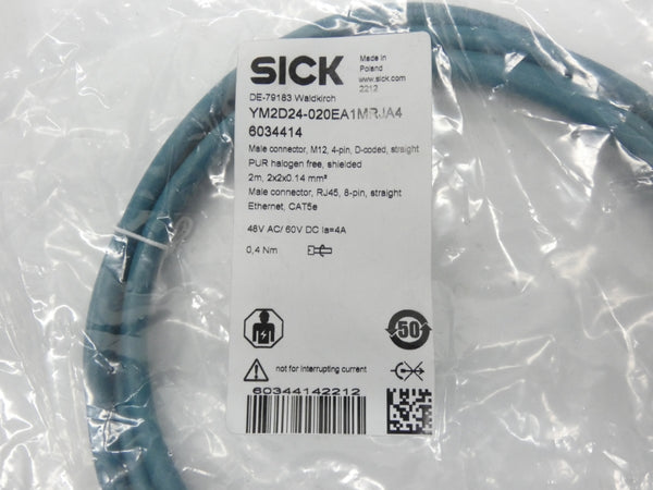 SICK YM2D24-020EA1MRJA4 6034414 60VDC 4A NSMP
