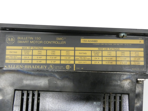 INDUSTRIAL SPARE PART 150-A24NBD SER. A 460VAC 24A (NO COVER) UNMP