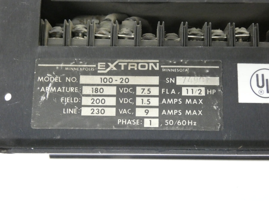 EXTRON 100-20 230VAC 9A UNMP