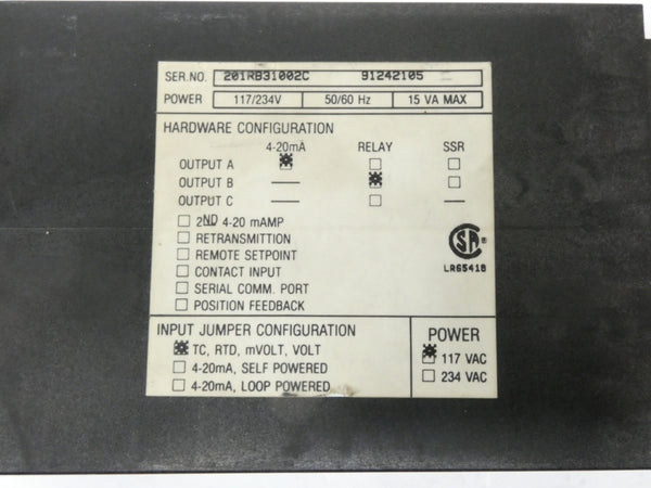 ABB MICRO-SCAN200 201RB31002C 117VAC UNMP