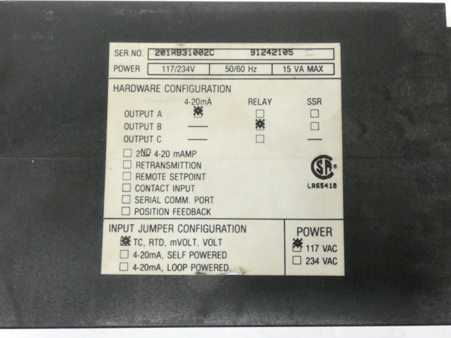 ABB MICRO-SCAN200 201RB31002C 117VAC UNMP