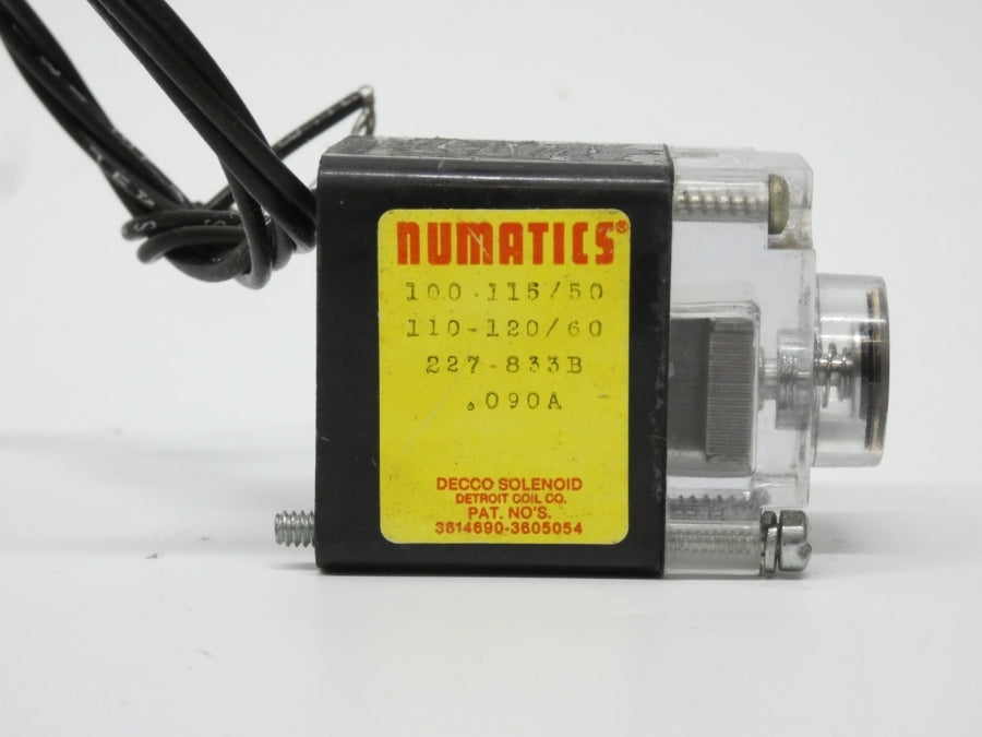 NUMATICS 227-833B 100-115/110-120V .09A UNMP