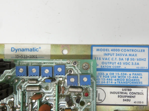 EATON 4000 15-533-1001 115VAC 3.5A UNMP