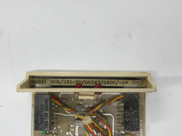 MOORE INDUSTRIES DCA/2X1-5V/DX1X3/24DC/-DA(PC) UNMP