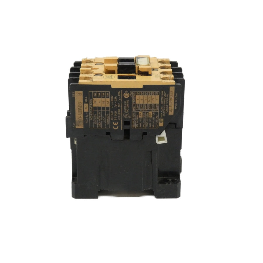 ALLEN BRADLEY 100-A09ND3 SER. B 220-240V 22A UNMP