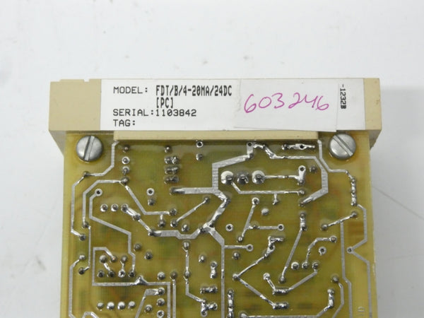 MOORE INDUSTRIES FDT/B/4-20MA/24DC(PC) UNMP