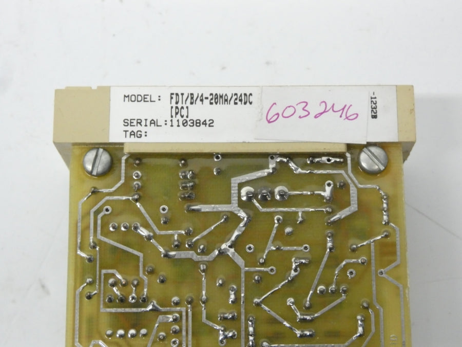 MOORE INDUSTRIES FDT/B/4-20MA/24DC(PC) UNMP