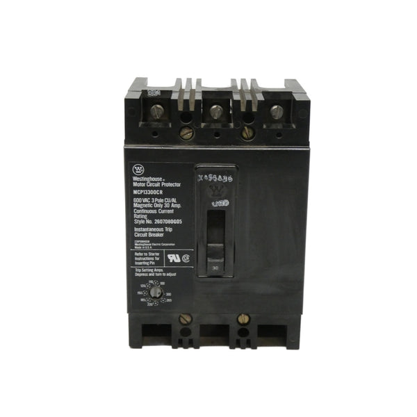 WESTINGHOUSE MCP13300CR 2607D80G05 600VAC 30A UNMP