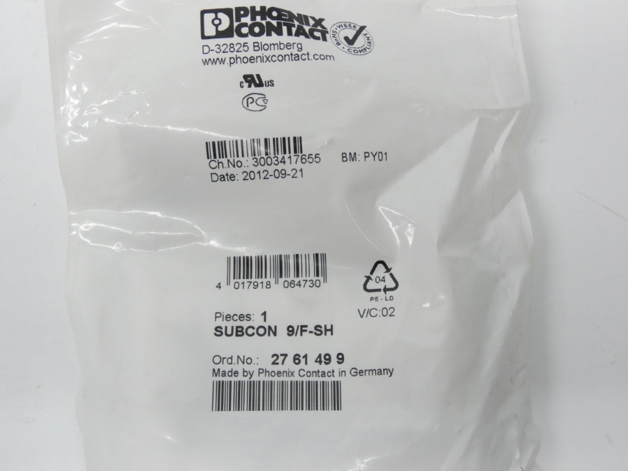 PHOENIX CONTACT SUBCON9/F-SH 2761499 NSMP