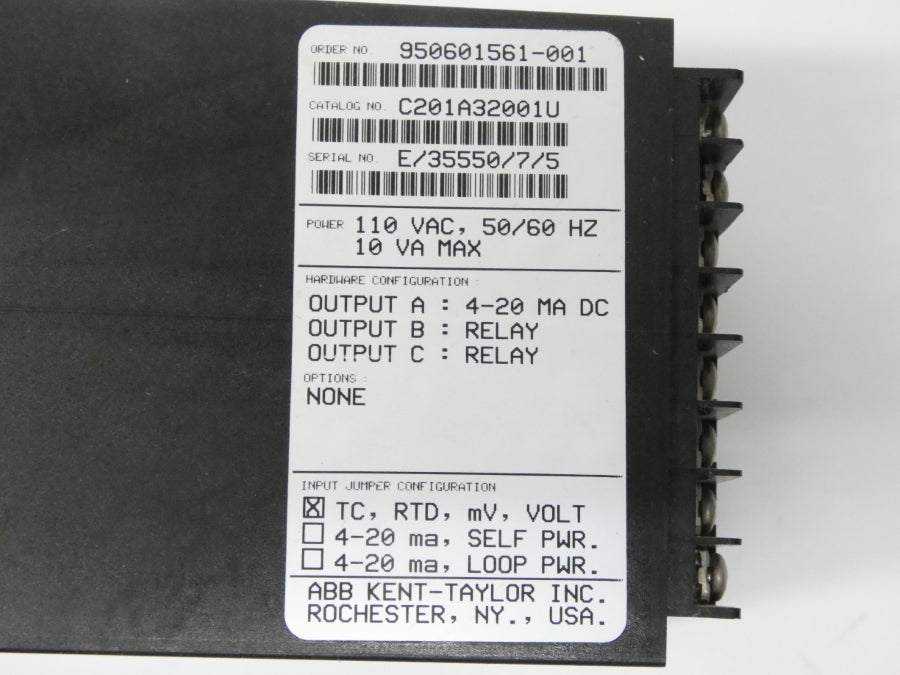 ABB COMMANDER200 C201A32001U 115VAC UNMP