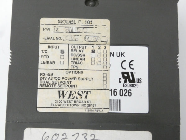 WEST 8100+ P8101 100-240VAC 2A UNMP