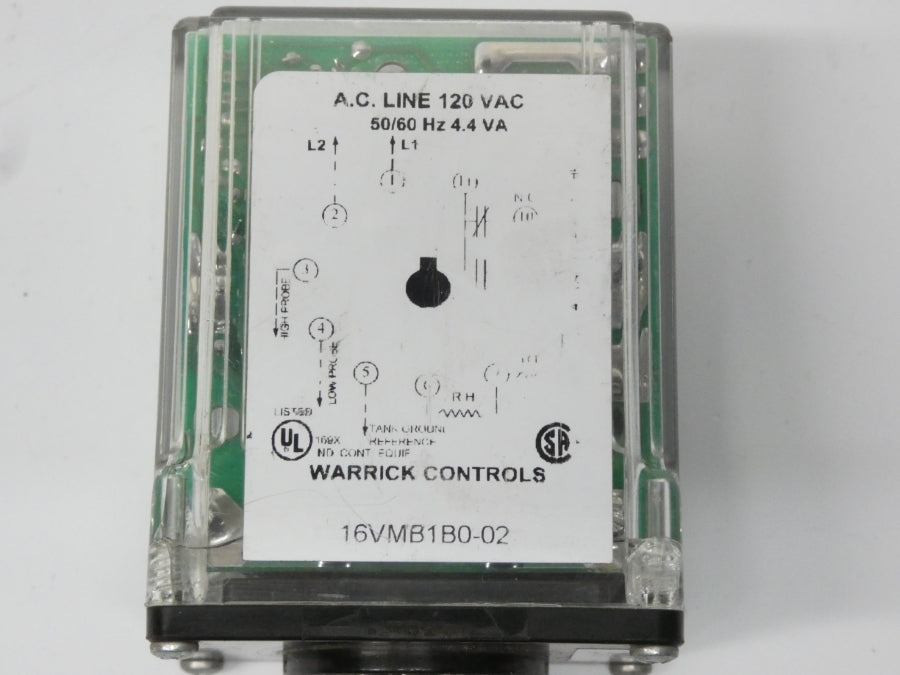 WARRICK CONTROLS 16VMB1B0-02 120VAC UNMP