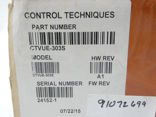 CONTROL TECHNIQUES CTVUE-303S H/W A1 24V NSMP