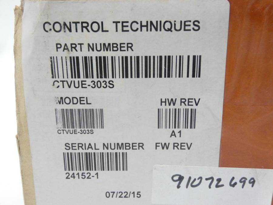 CONTROL TECHNIQUES CTVUE-303S H/W A1 24V NSMP
