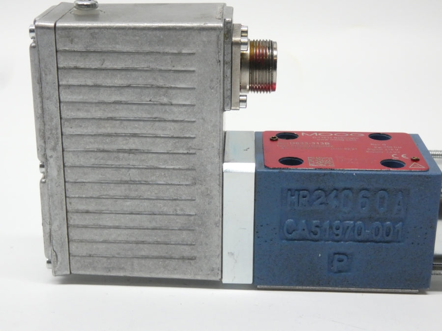 MOOG D633-313B R16KO1M0NSM2 REV. G 24VDC UNMP