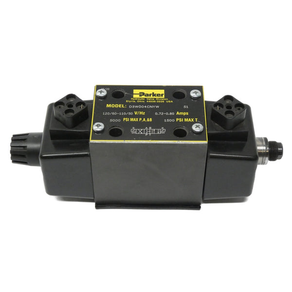 PARKER D3W004CNYW51 110-120V 0.72-0.80A 5000PSI (AS PICTURED) UNMP
