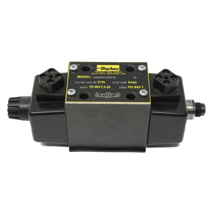 PARKER D3W004CNYW51 110-120V 0.72-0.80A 5000PSI (AS PICTURED) UNMP