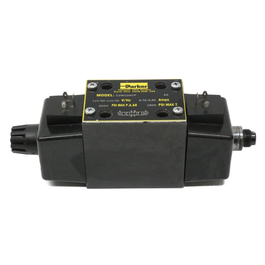 PARKER D3W1CNYP40 110-120V 0.72-0.80A 5000PSI UNMP