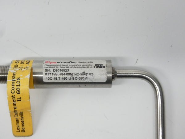 PYROMATION R1T185L484-005(1/2)-304(1/2)-10C-45T-450-U-S(0-300)F NSNP