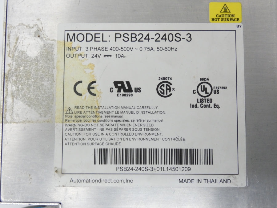 RHINO PSB24-240S-3 400-500V 10A UNMP