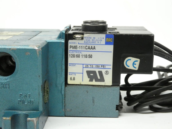 MAC 811C-PM-111CA-122 PME-111CAAA 110-120V 25-150PSI NSNP