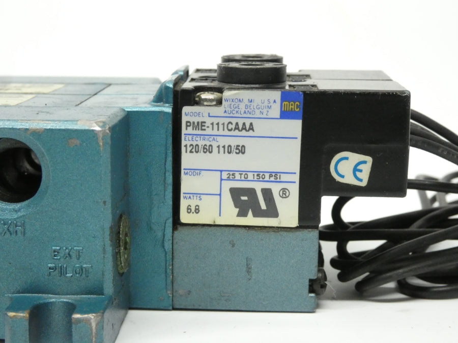 MAC 811C-PM-111CA-122 PME-111CAAA 110-120V 25-150PSI NSNP