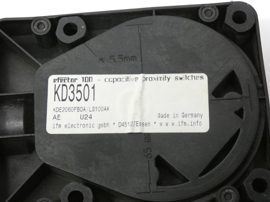 IFM EFECTOR KDE2060-FBOA/NI/NPT KD3501 20-250VAC/DC UNMP