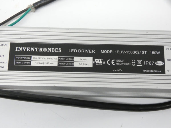INVENTRONICS EUV-150S024ST 100-277VAC 0-6.25A UNMP