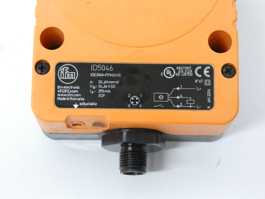 IFM EFECTOR ID5046 IDE3060-FPKG/US 10-36VDC NSNP