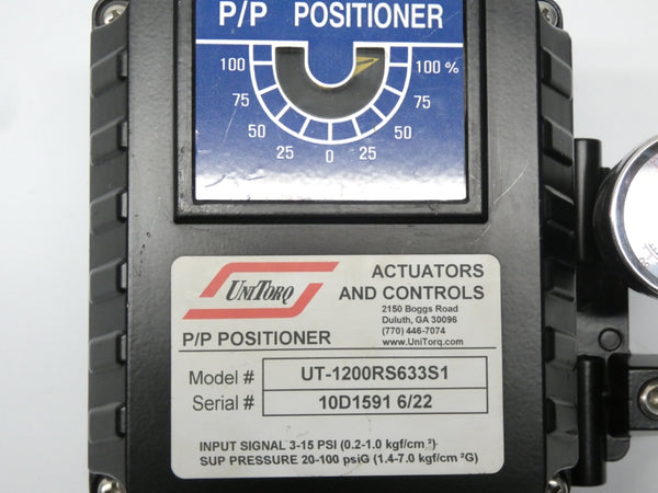 UNITORQ UT-1200RS633S1 3-15PSI UNMP