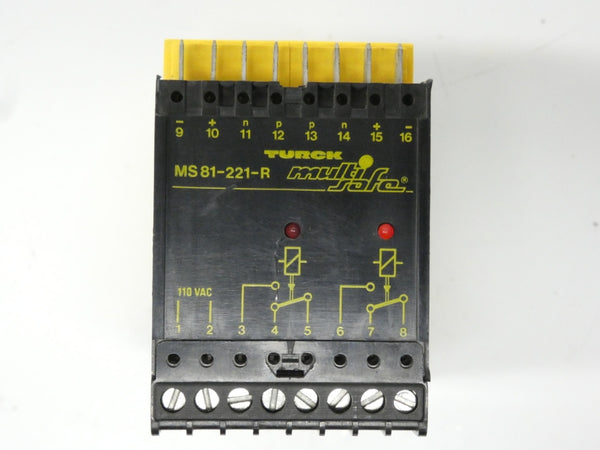 TURCK MS81-221-R 110VAC 4A UNMP