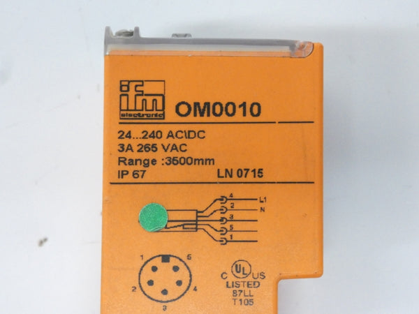 IFM EFECTOR OM0010 24-240VAC/DC 3A NSNP