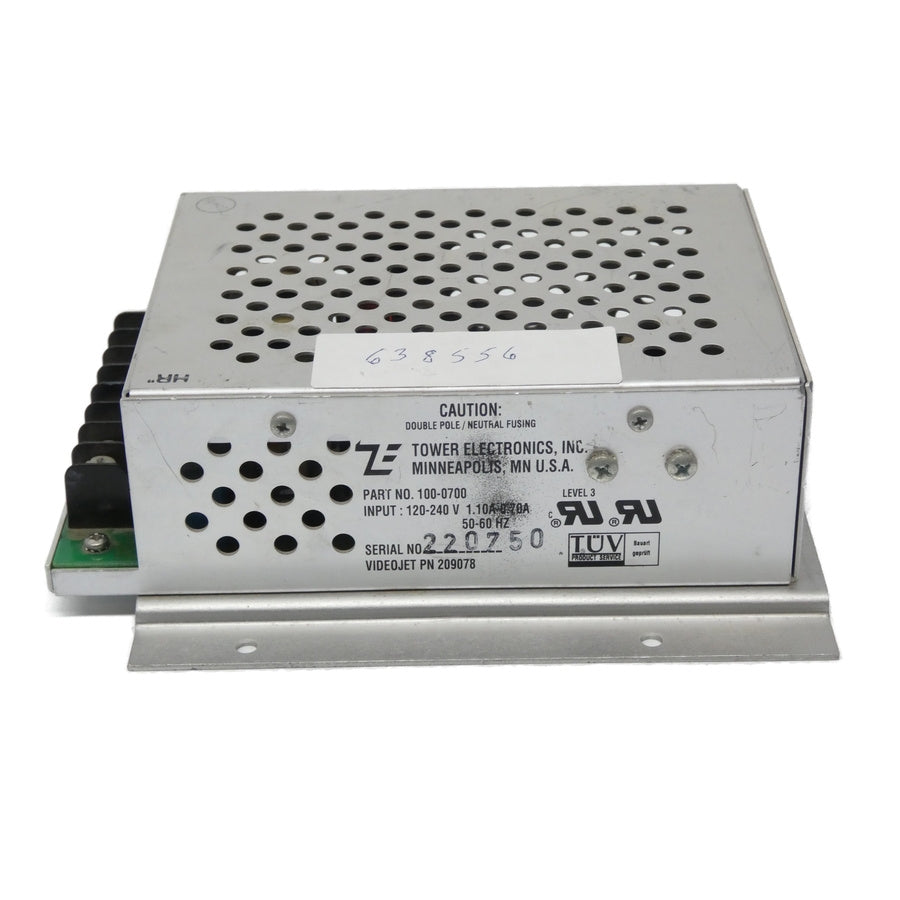 TOWER ELECTRONICS 100-0700 209078 120-240V 1.10-0.70A NSNP
