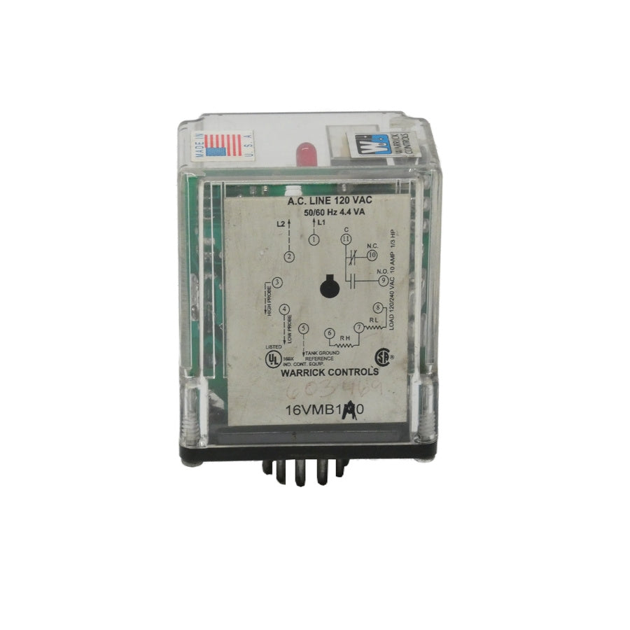 WARRICK CONTROLS 16VMB1M0 120VAC UNMP