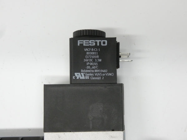 FESTO VUVS-L25-M52-AD-G14-F8 VACF-B-C1-1 24VDC 36-145PSI UNMP