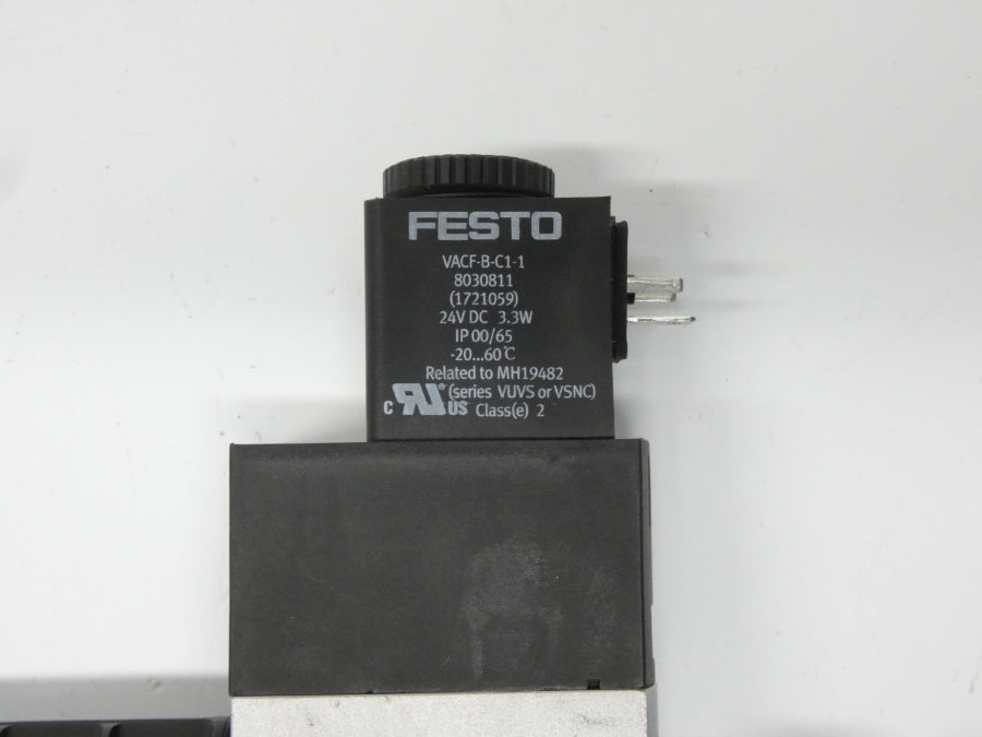 FESTO VUVS-L25-M52-AD-G14-F8 VACF-B-C1-1 24VDC 36-145PSI UNMP