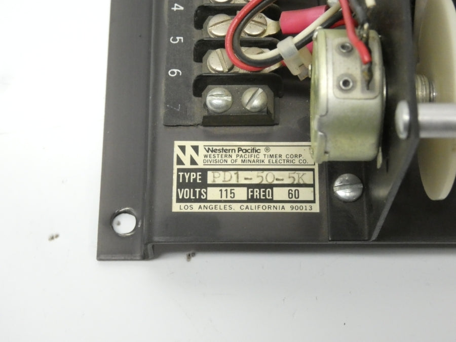 WESTERN PACIFIC PD1-50-5K 115V UNMP
