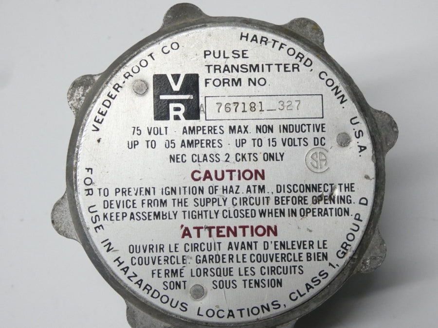 VEEDER-ROOT 767181327 .75V .05A (AS PICTURED) UNMP