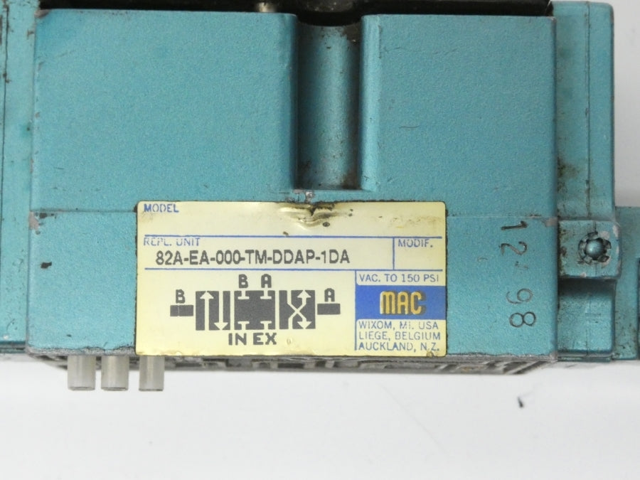 MAC 82A-EA-000-TM-DDAP-1DA 24VDC 25-150PSI (AS PICTURED) NSNP