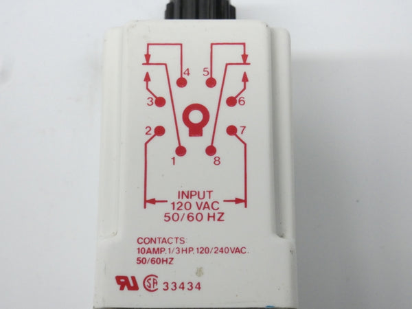 DAYTON 5X828C 120VAC 0.1-10S UNMP