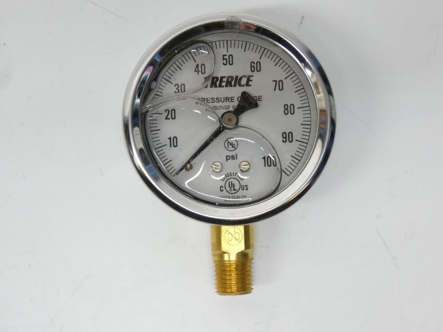 TRERICE D82LFB2502LA100 D82LFB2 0-100PSI 1/2" NSMP