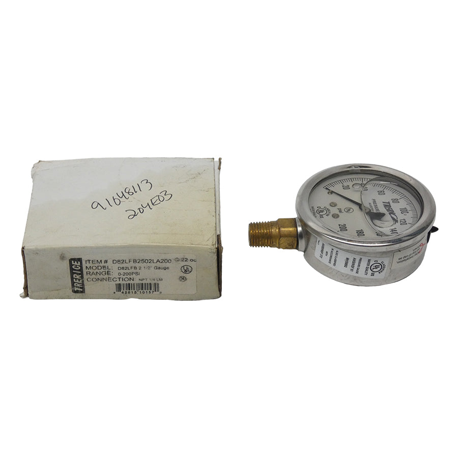 TRERICE D82LFB2502LA200 D82LFB2 0-200PSI 1/2" NSMP