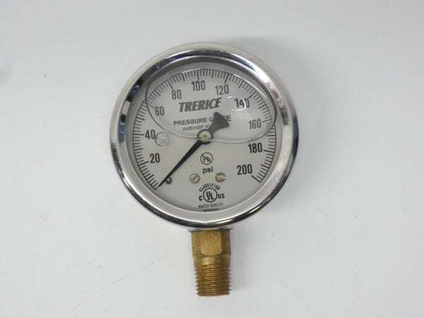 TRERICE D82LFB2502LA200 D82LFB2 0-200PSI 1/2" NSMP