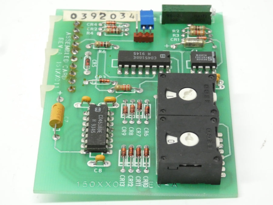 CIRCUIT BOARD 151XX011 REV. A UNMP