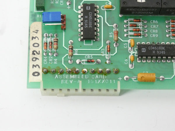 CIRCUIT BOARD 151XX011 REV. A UNMP