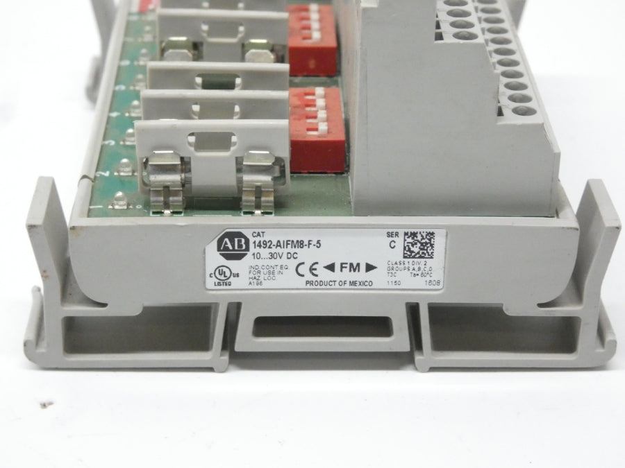 ALLEN BRADLEY 1492-AIFM8-F-5 SER. C 10-30VDC NSNP