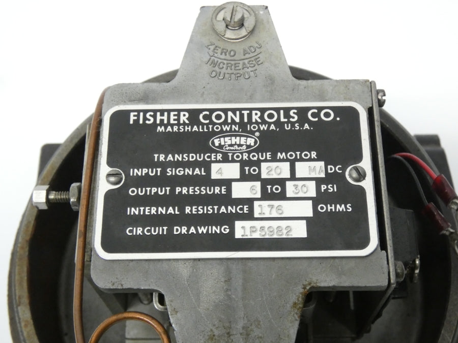 FISHER CONTROLS 546 1P5982 50VDC 3-15PSI UNMP